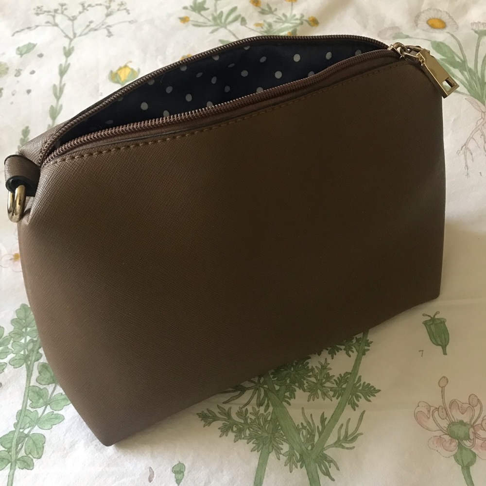 Taupe Cosmetic Bag